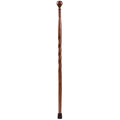 Red Twisted Oak Walking Cane M57369