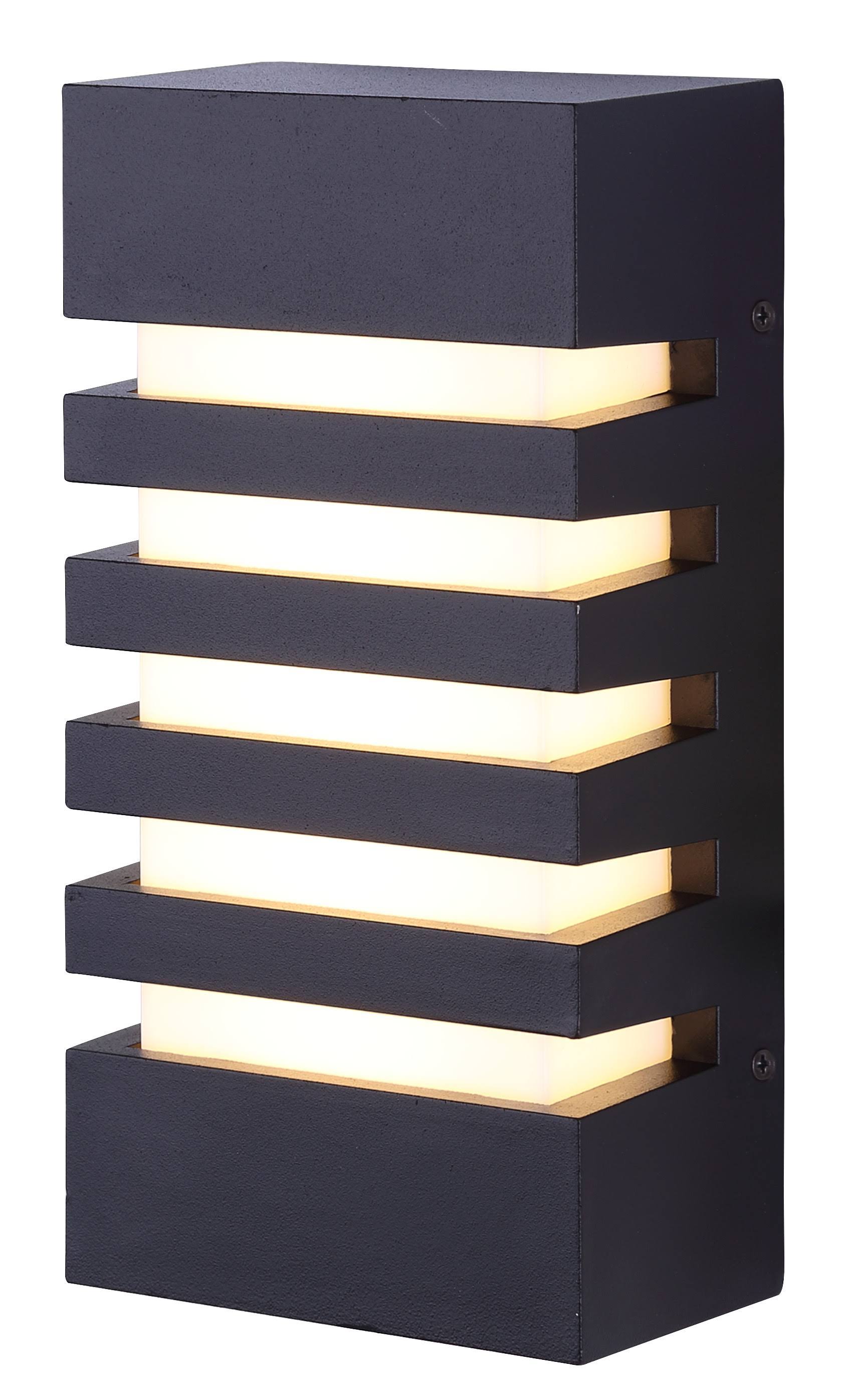 Black LED Outdoor Wall Light R28461