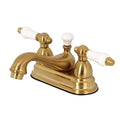 Brushed Brass 2-Handle Bathroom Faucet A872529