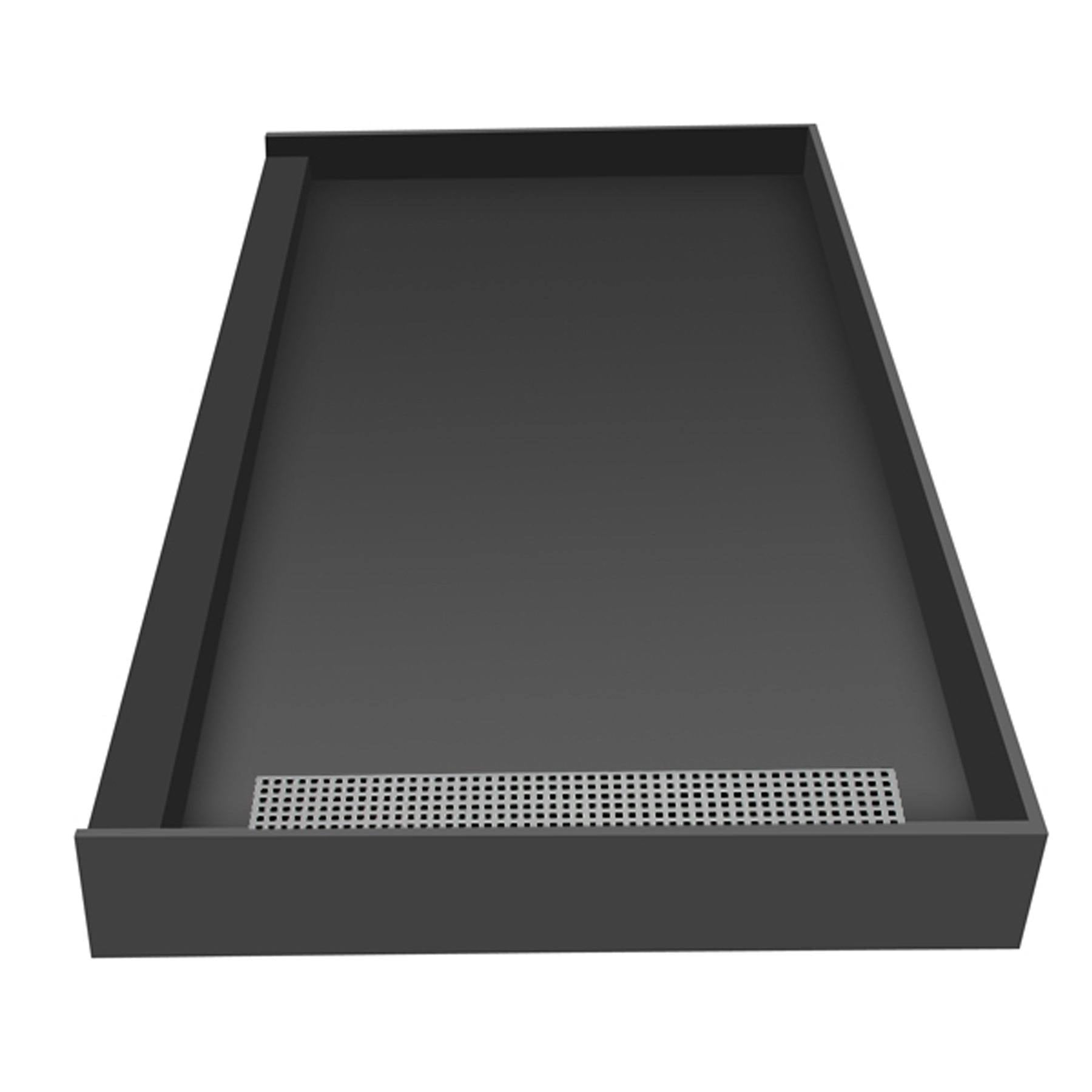 Trench Shower Pan, 42x22 W x 36x22 D, Brushed Nickel J646