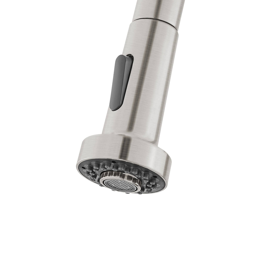 Chrome Pull Out Single Handle Kitchen Faucet D636