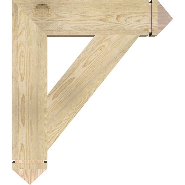 Douglas Fir Traditional Arts & Crafts Bracket F375