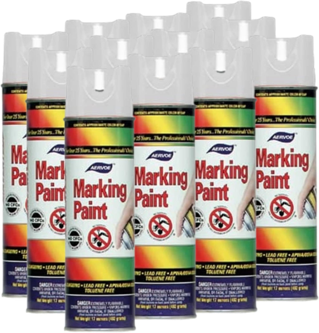 White Marking Paint, 12 Pack B352