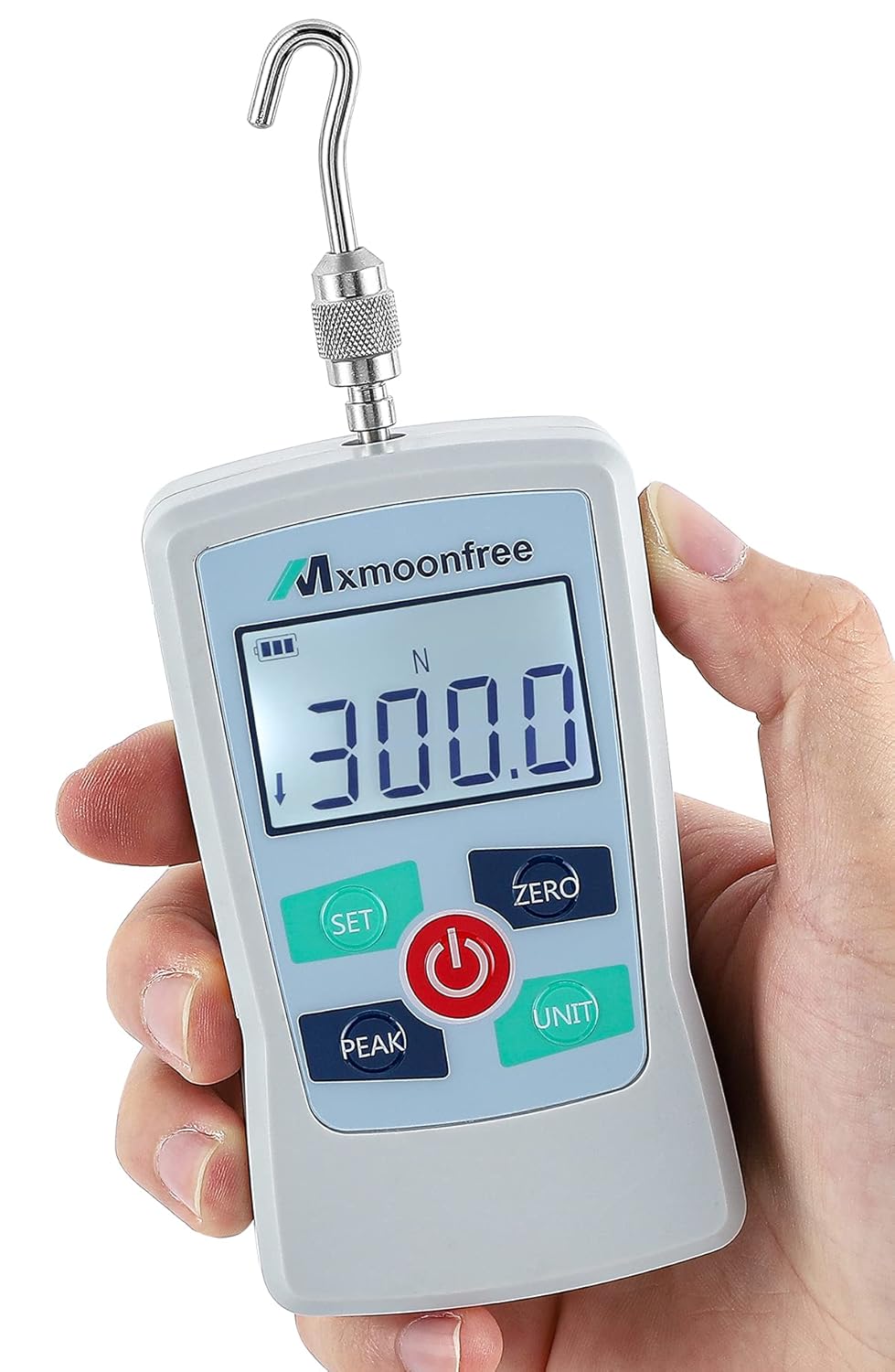 300N Digital Force Gauge Push Pull Gauge Portable Force Meter with Storage Case X749628