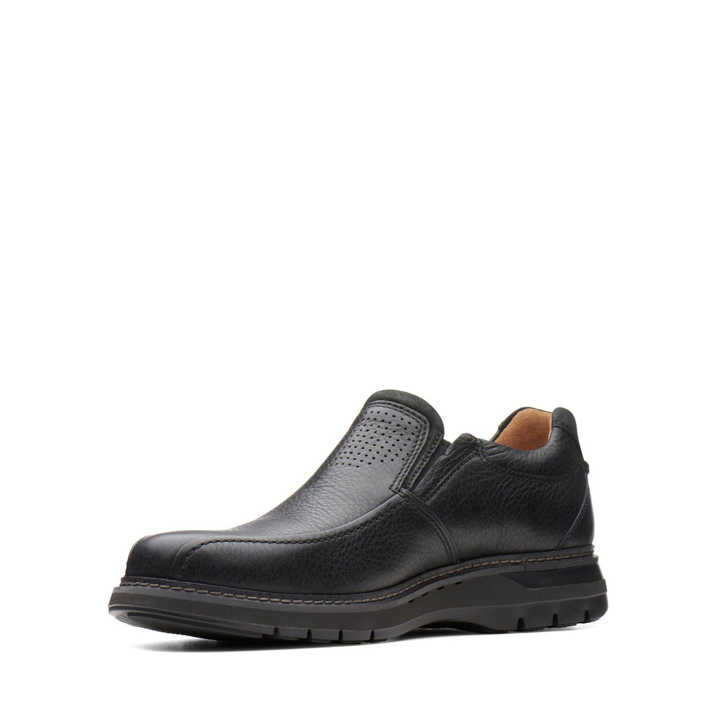 Black Leather Clarks Un Ramble Step Size 12 J9364