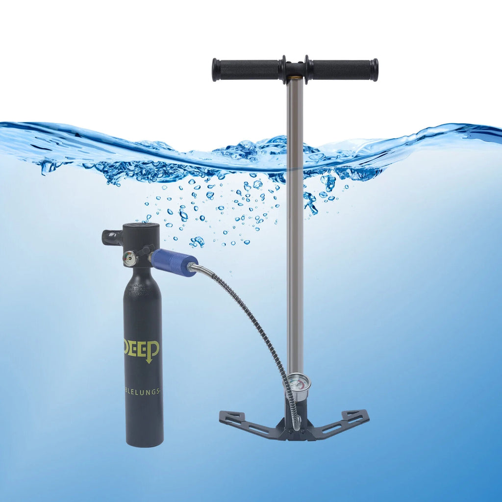 0.5L Oxygen Tank 4500PSI High Pressure Pump Mini Scuba Diving Equipment Tool Kit O829462