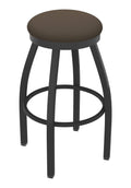 Swivel Counter Stool with Pewter Finish M95327