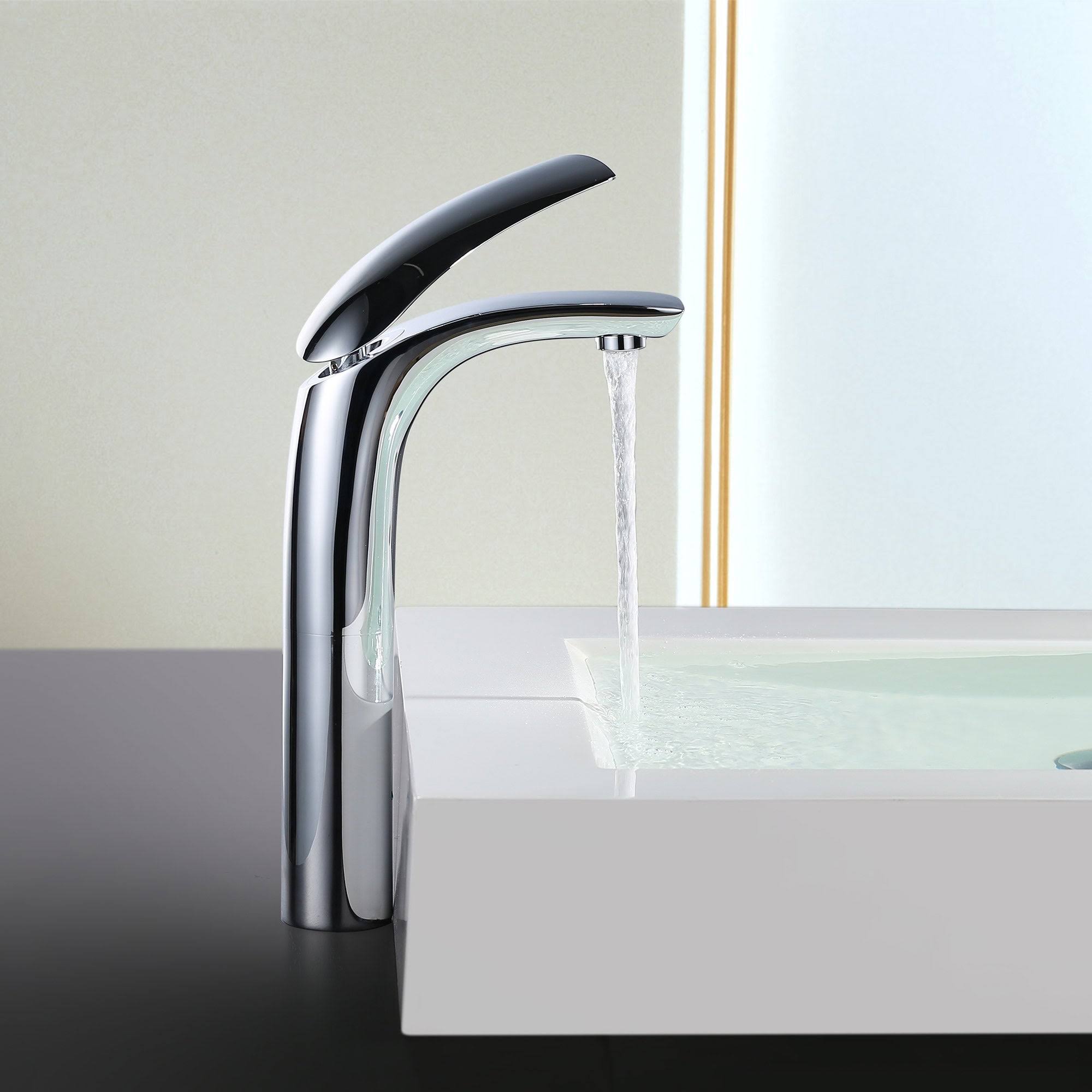Chrome Single Handle Vessel Bathroom Faucet G986582