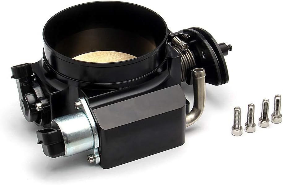 92mm Aluminum Throttle Body with TPS IAC Black D128859