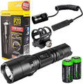 800 Lumen CREE XM-L2 LED Tactical Flashlight with Pressure Switch and Weapon Mount Z878240