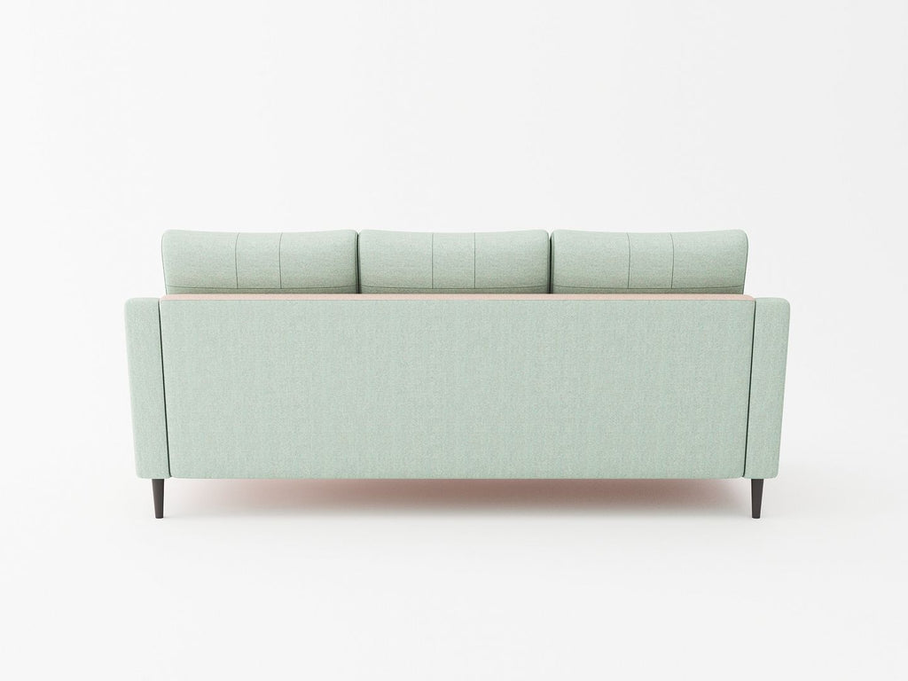 Tufted Futon Sofa with Metal Legs V95586