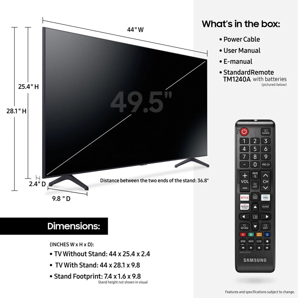 50" Class Crystal UHD 4K Smart TV G1525