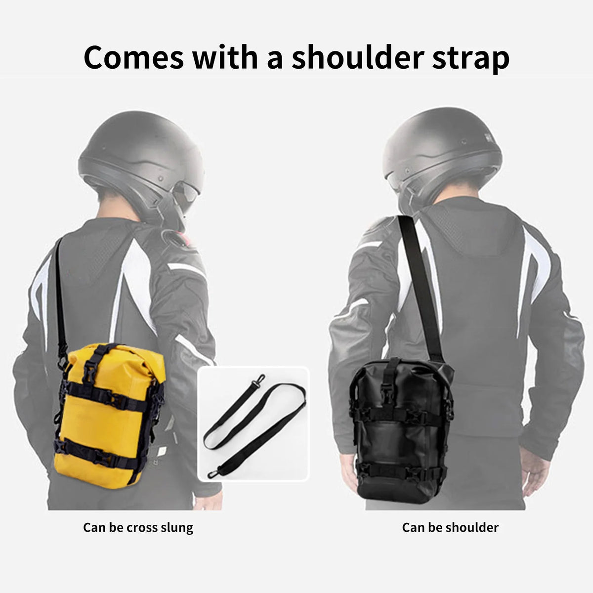 Motorcycle Bag, Waterproof 8L Frame Motorbike Side W381867