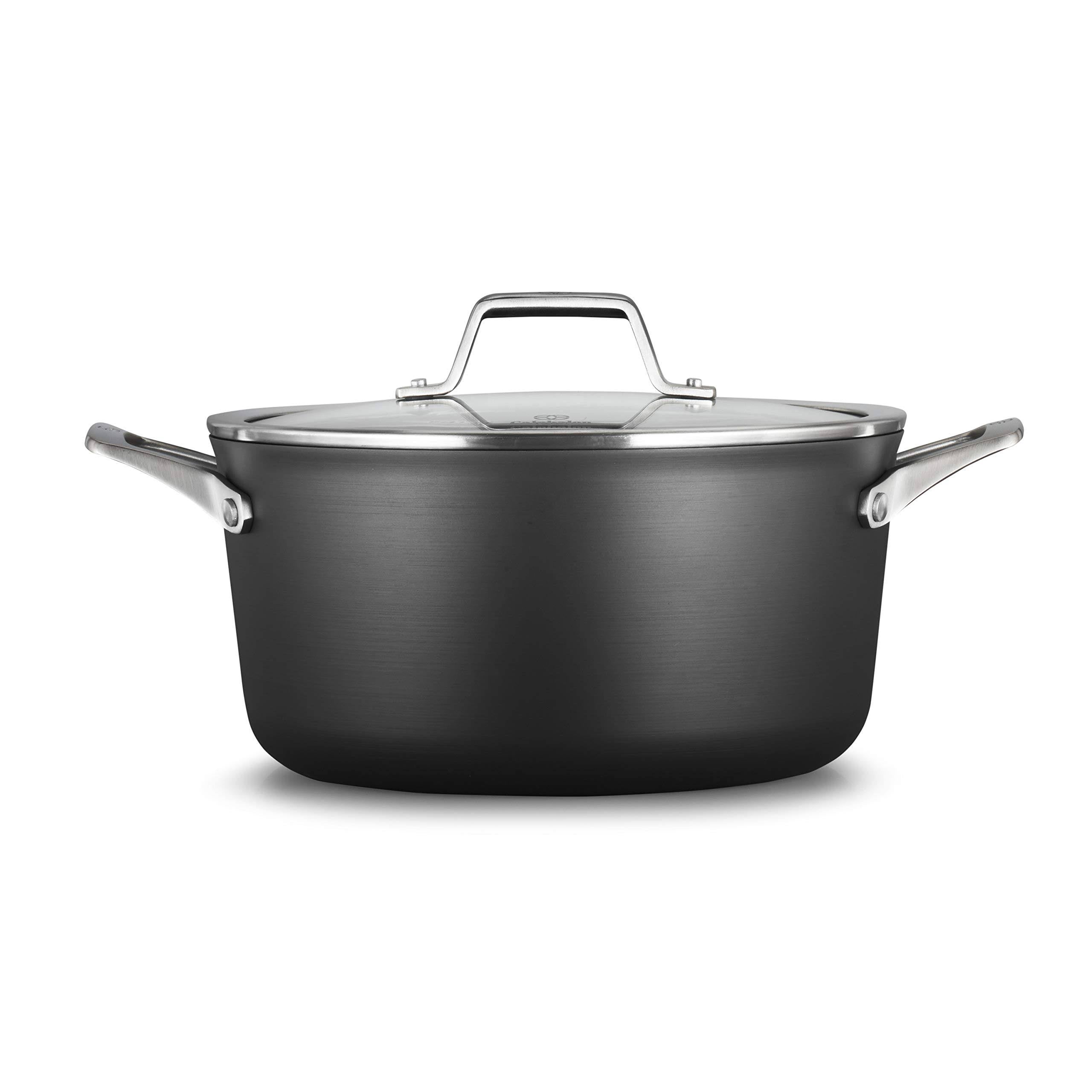 Hard-Anodized Nonstick 6-Quart Stock Pot with Cover M6943