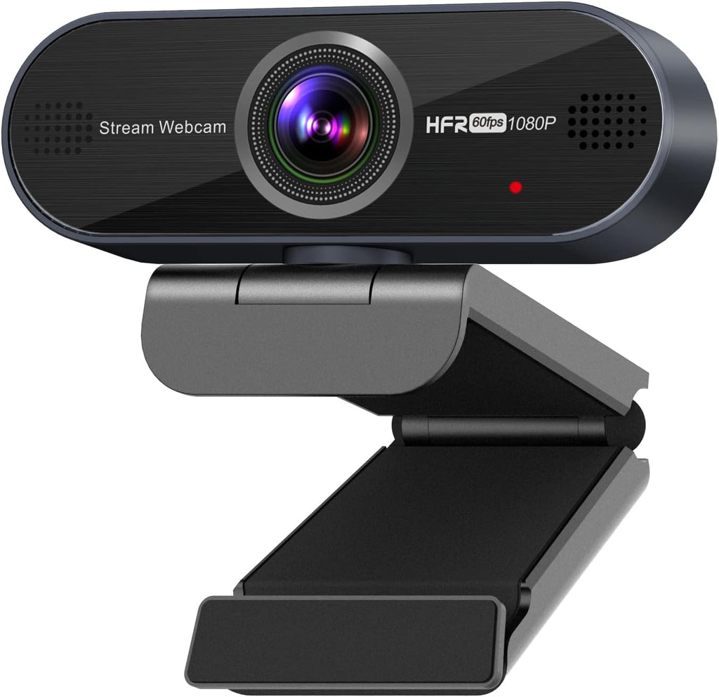 4K Webcam with Remote Control, Full HD, Auto-Focus 120° Wide Angle, Dual Noise Reduction Mics, Pack of 2 Q6034