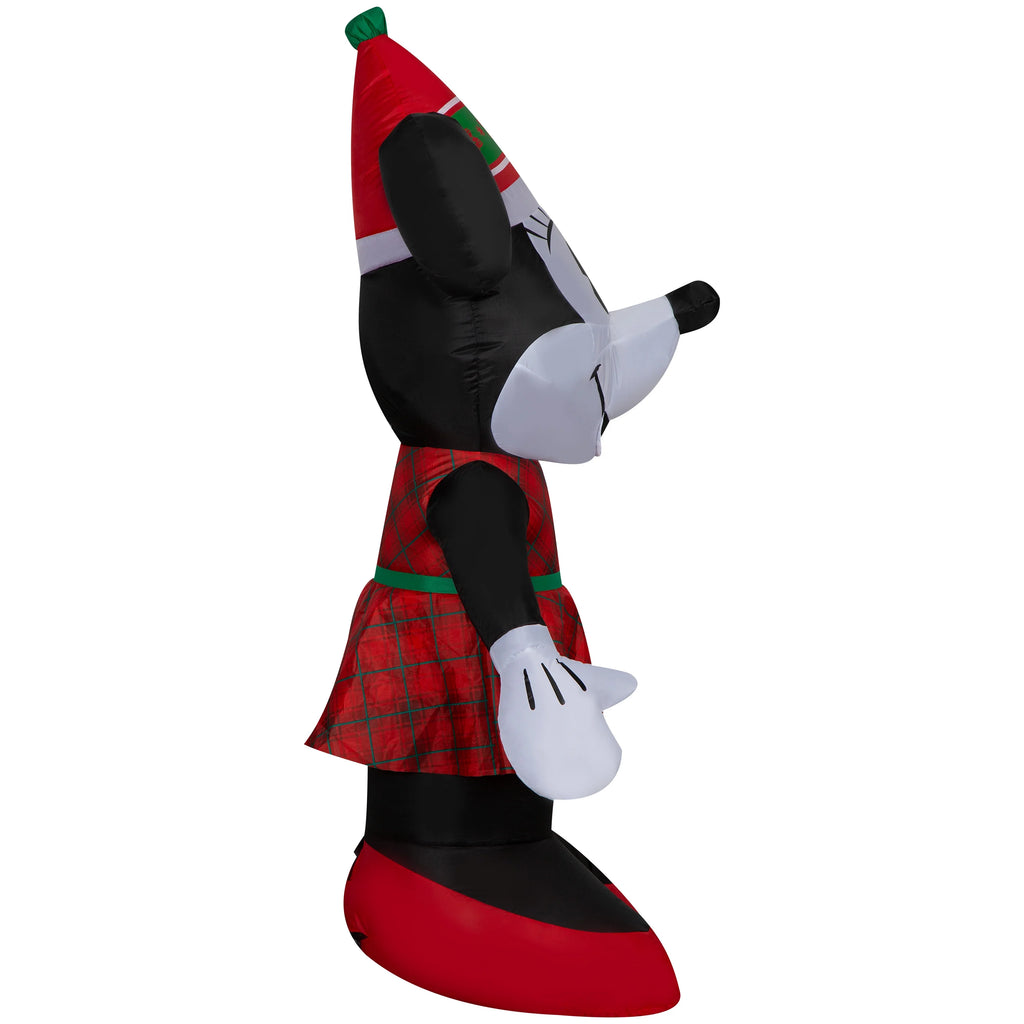 5 Foot Nordic Winter Christmas Minnie Mouse Inflatables N39537