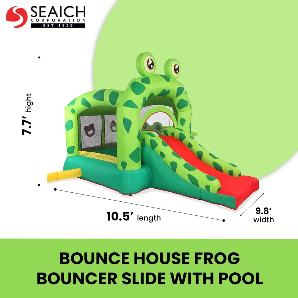 Frog Bouncer Slide with Pool N883