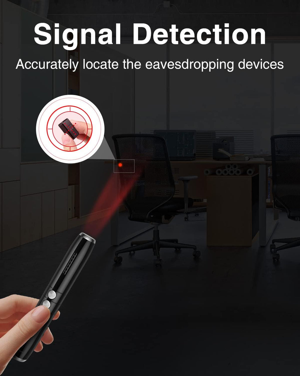 Hidden Camera Detector with 3 Modes, 5 Levels Sensitivity R50111