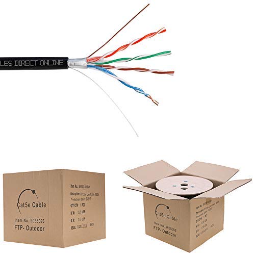 1000FT CAT5e UTP Outdoor 24 AWG Cable L49798