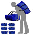 6 Pack 24 gal Moving Storage Bags with Top Zipper L6327