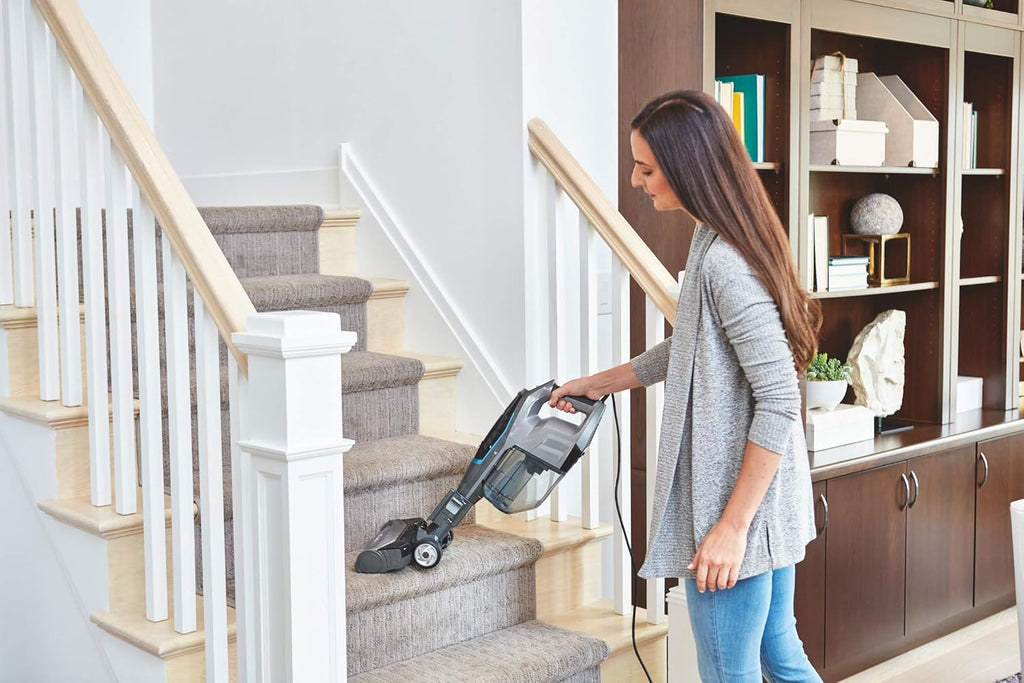 Blue 2 in 1 Corded Stick Vacuum Cleaner E160