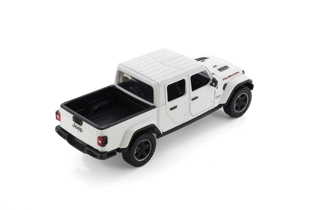 White Jeep Gladiator Pickup Truck Diecast Model Car I1837