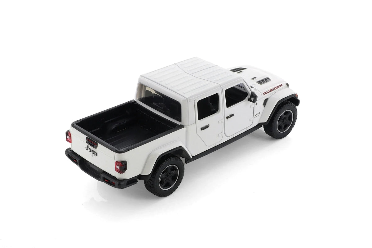 White Jeep Gladiator Pickup Truck Diecast Model Car I1837