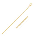 14K Yellow Gold Diamond Cut Wheat Chain 20'' P5530