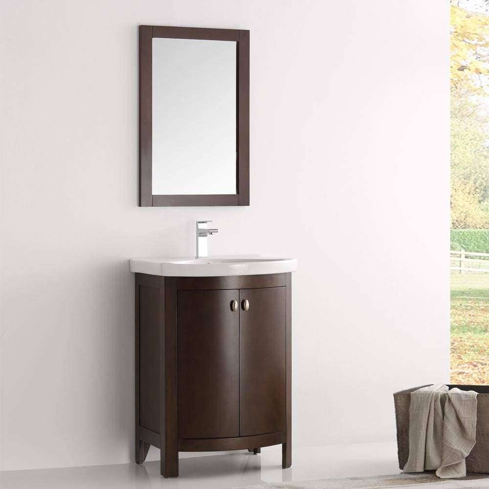 Antique Coffee Bathroom Vanity S555