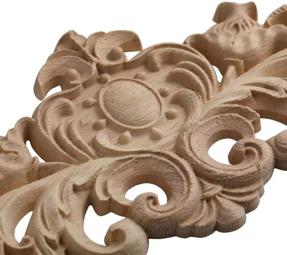 80x20cm European Style Wood Carving Applique Pack of 2 I7854