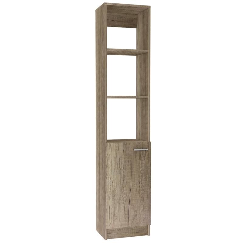 Linen Cabinet in Weathered Oak Q7134