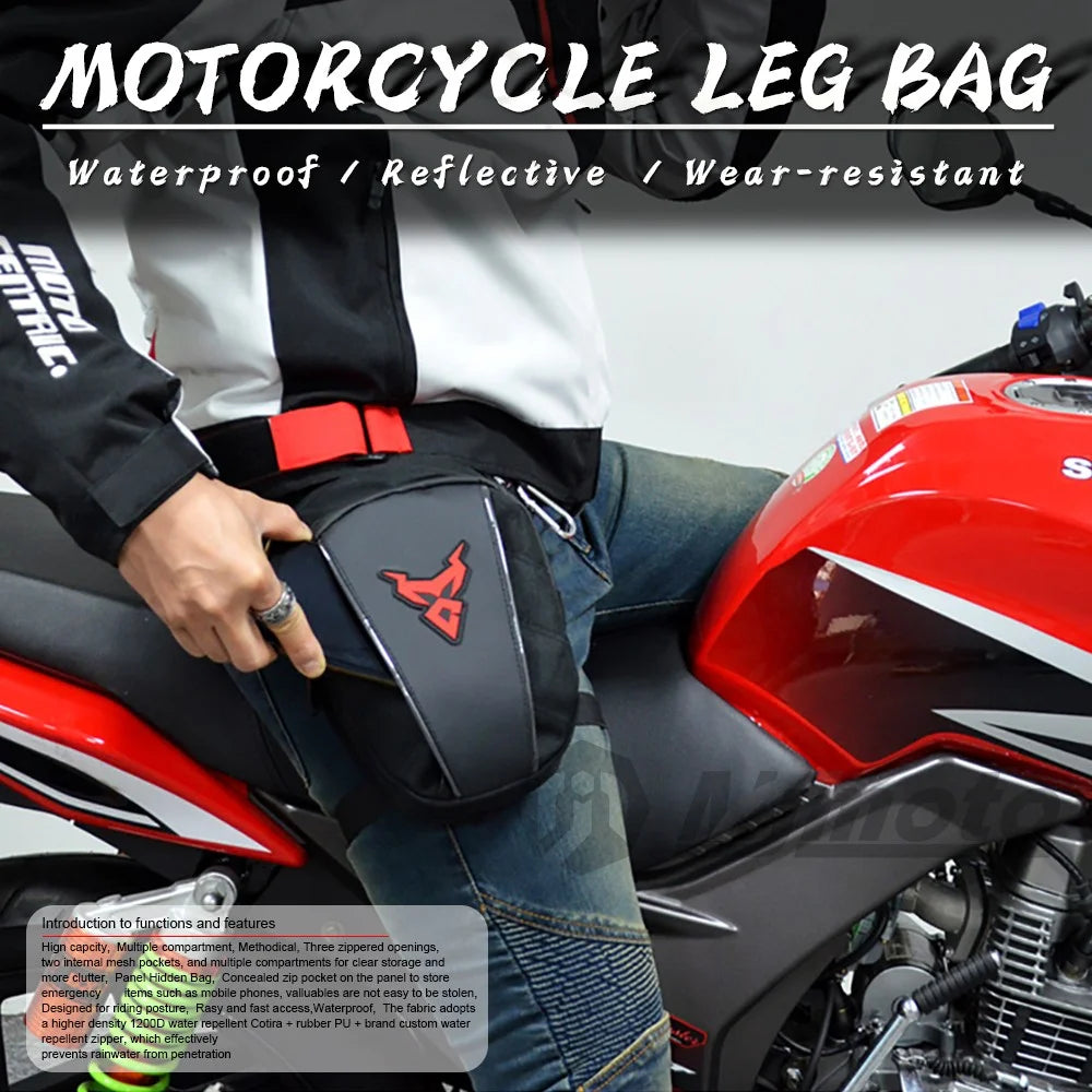 Oxford Cloth Motorcycle Thigh Bag E6045