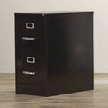 Black 2 Drawer Vertical Filing Cabinet V438074