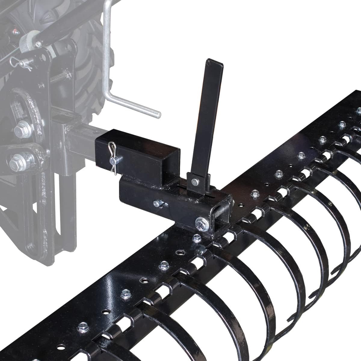 Impact Implements Pro Landscape Rake with Tipper Latch for ATV/UTV with 2" Receiver D53615