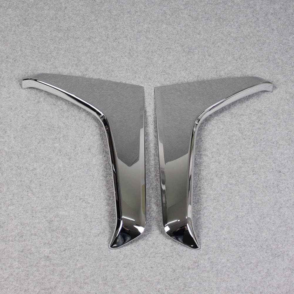 Chrome Rear Spoiler Wing Window Cover Trim Pack of 2 C5441