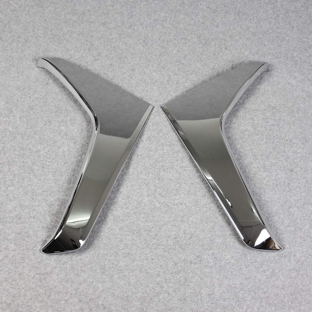 Chrome Rear Spoiler Wing Window Cover Trim Pack of 2 C5441