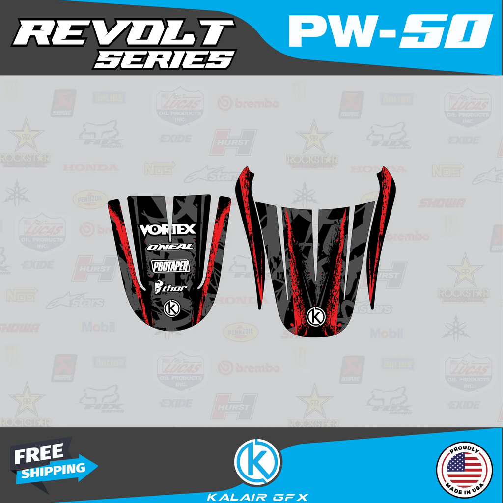 GFX Graphics Kit for Yamaha PW50 M747