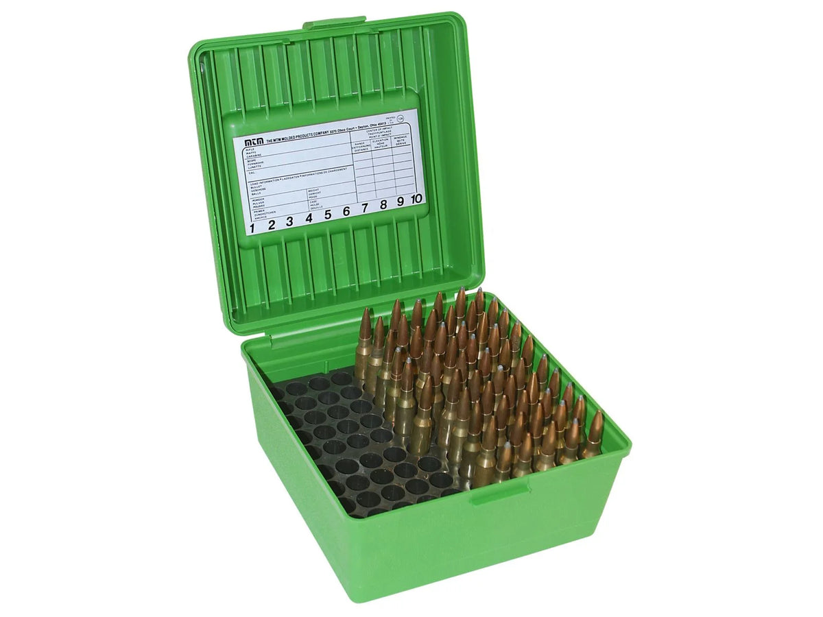 Green 100-Round Ammo Case with Handle O94688