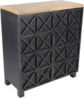 28 x 31 Light Brown White Wood Cabinet F8509