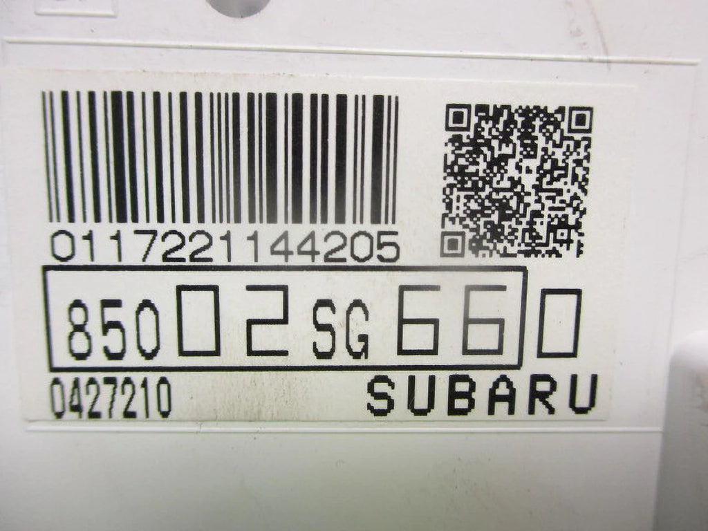 Pre-Owned 2015 Subaru Forester Speedometer Speedo 150K Miles OEM M848749
