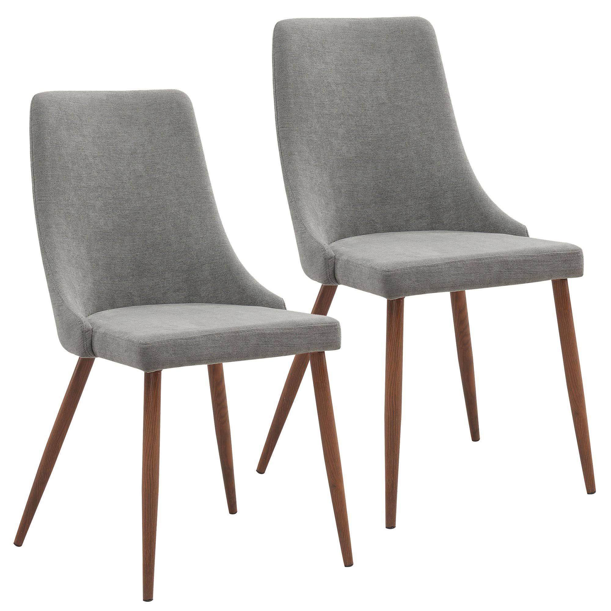 Grey Side Chair, Set of 2 S382054