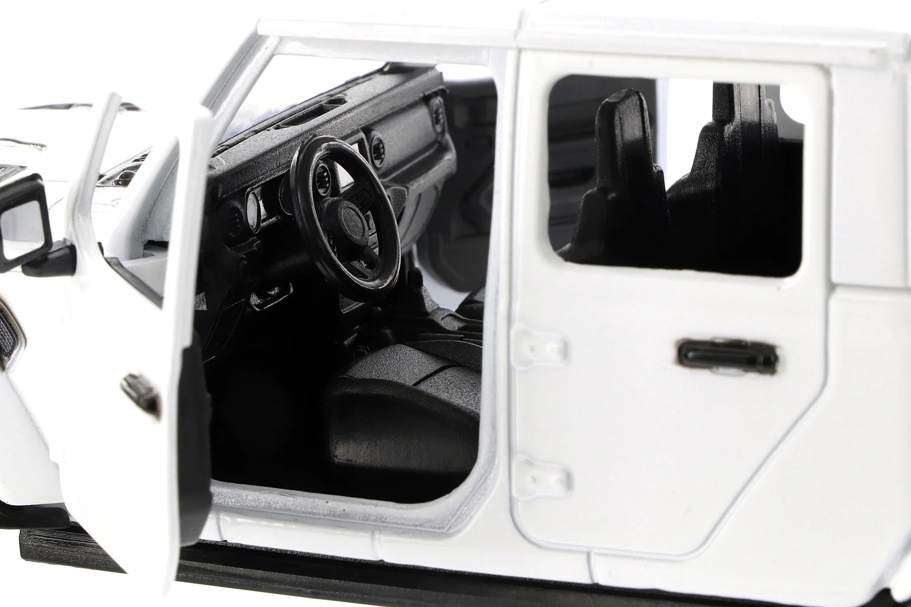 White Jeep Gladiator Pickup Truck Diecast Model Car I1837