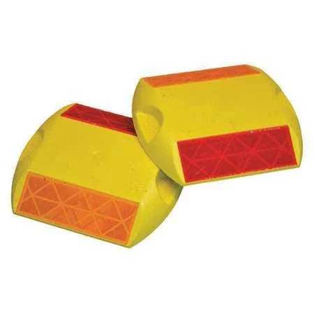 Yellow/Red Pavement Marker, 4x22 L, pk100 T3030