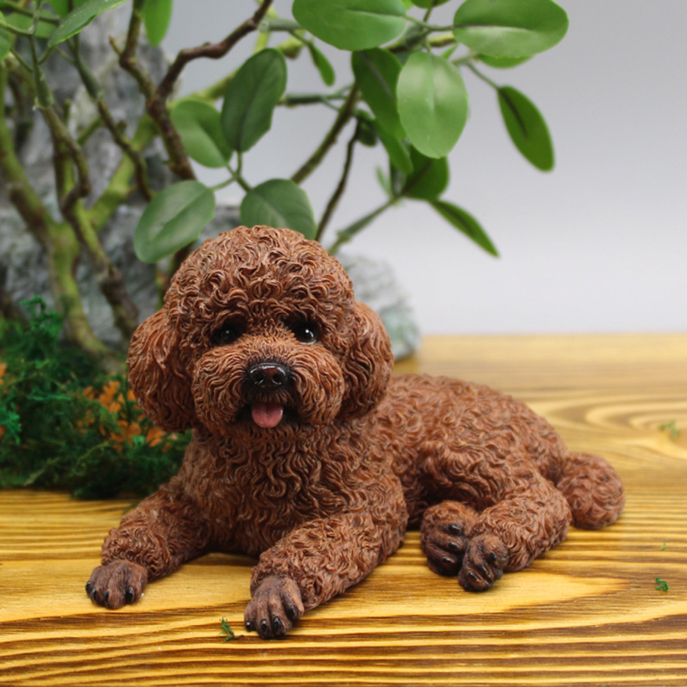 Brown Teddy Dog Dashboard Decoration Doll R9476