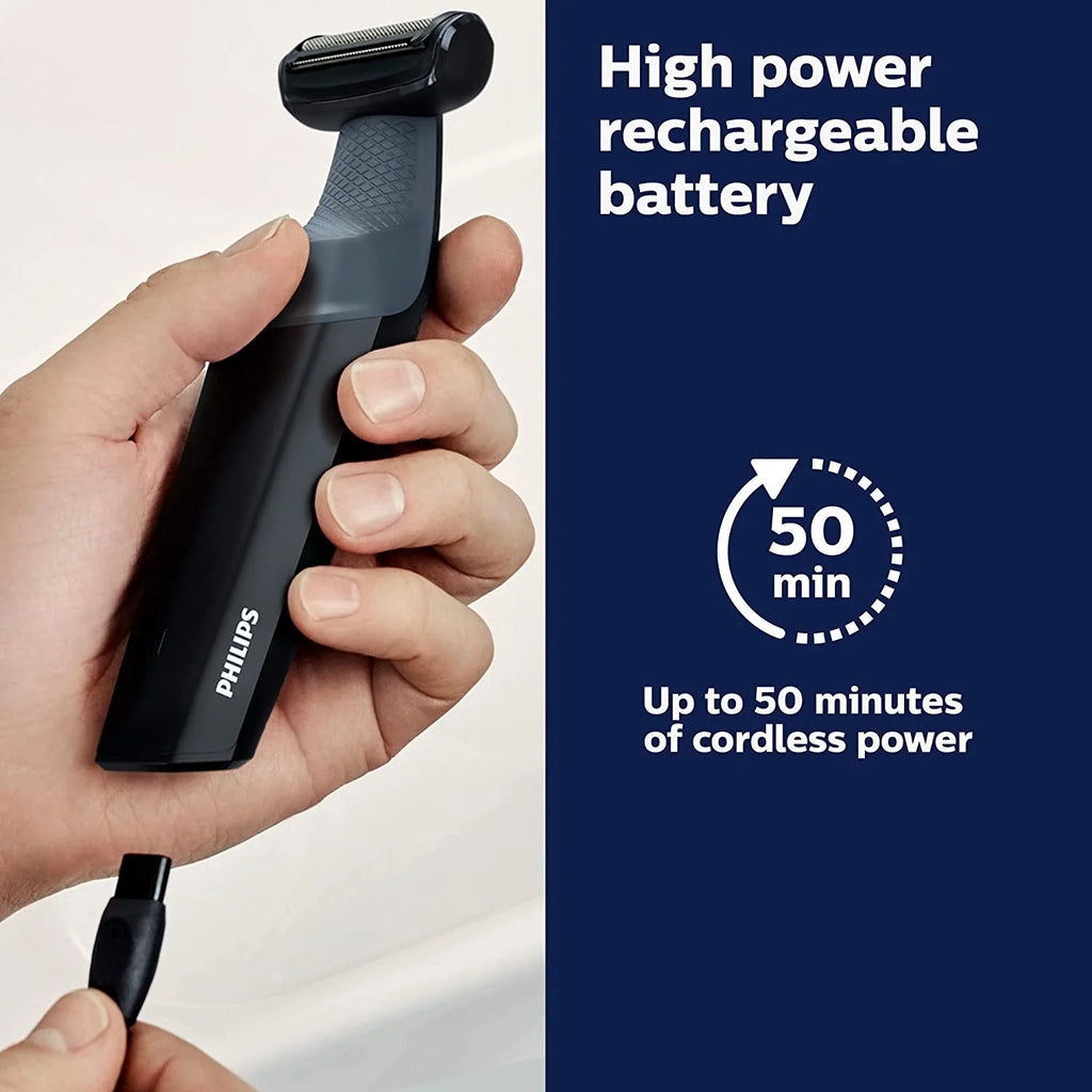 Electric Shaver with Back Hair Piece D925025