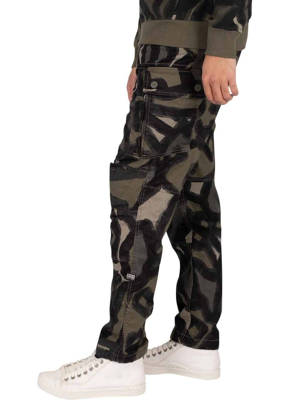 Mens Roxic Straight Tapered Cargos, Shamrock Brushed Objects, Size: 36W x 32L P331313