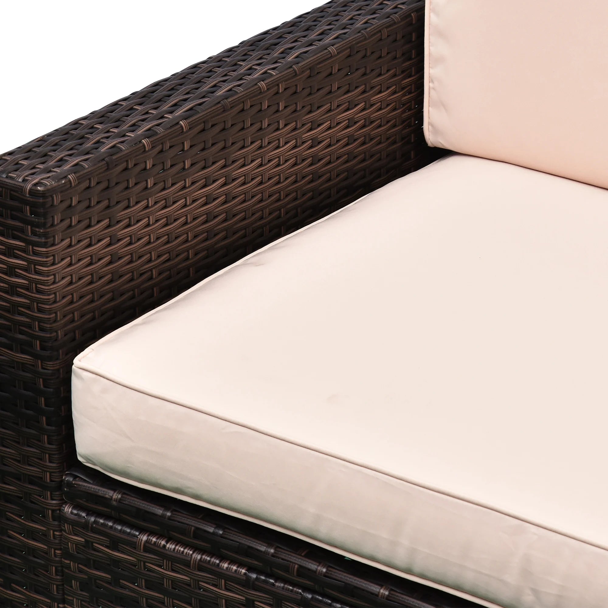 Beige 4-Piece Rattan Furniture Set O361541