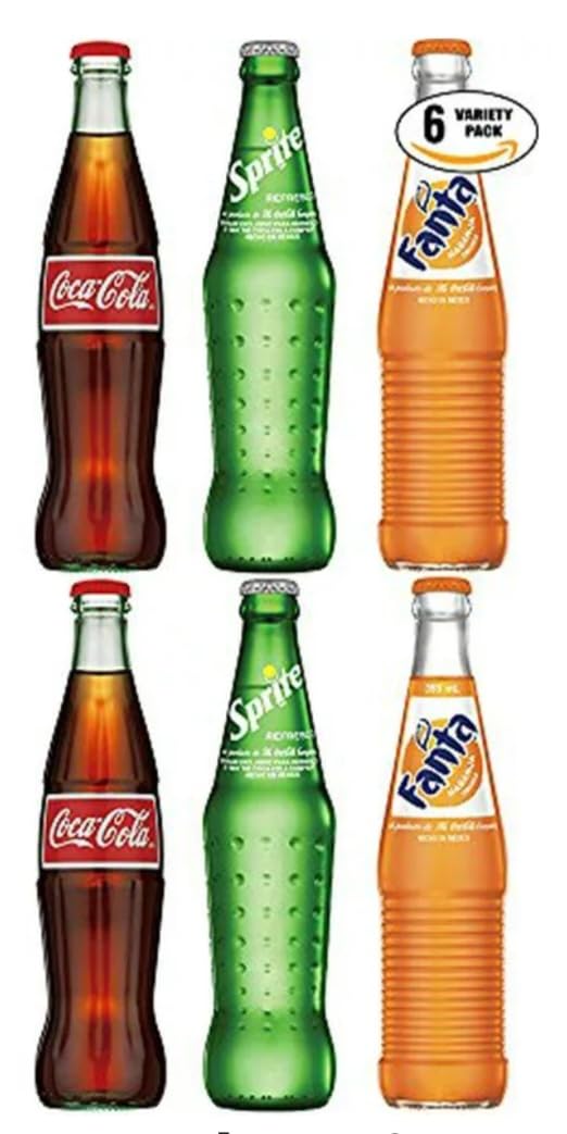 12 fl oz Glass Bottles Mexican Soda Variety Pack (6 Pack) G891920