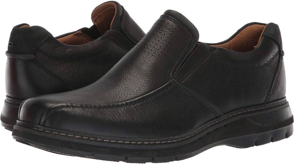 Black Leather Clarks Un Ramble Step Size 12 J9364