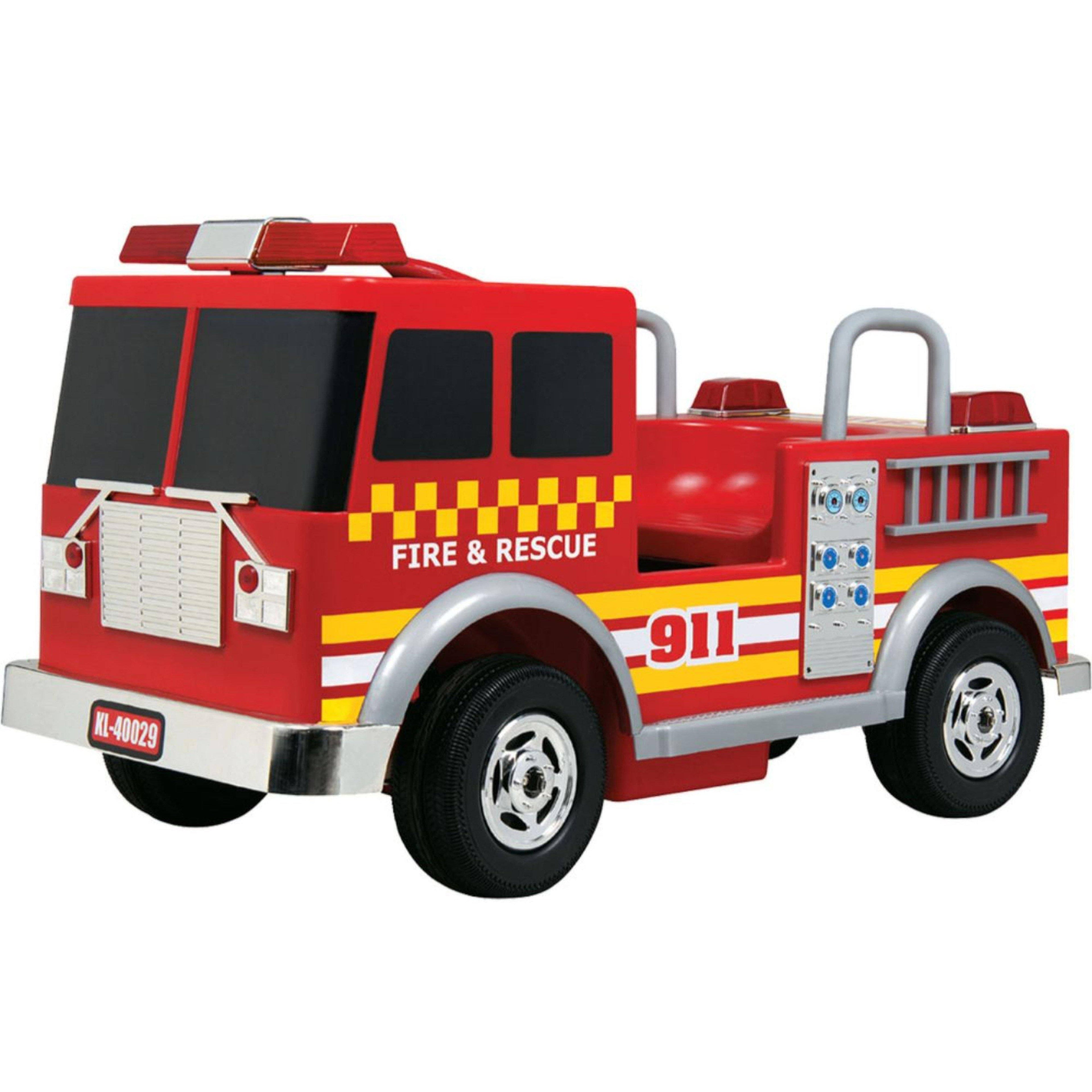 Red Ride-On Fire Truck M1376